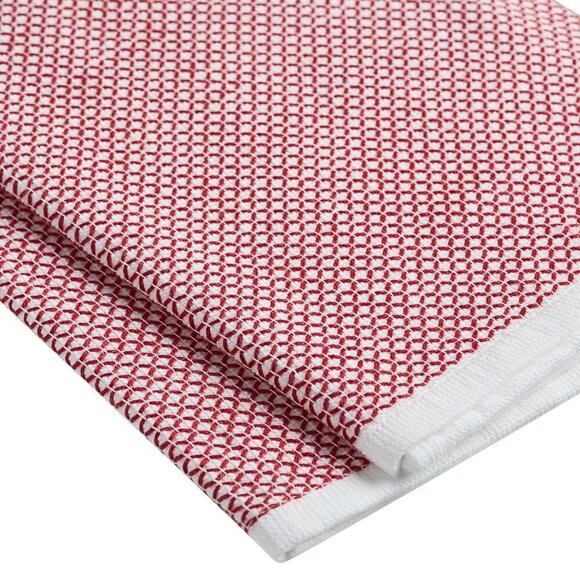 Better Homes Gardens Red Cotton Polyester Woven Oversized Kitchen Towels 2 Pack - Picture 5 of 5